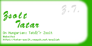 zsolt tatar business card